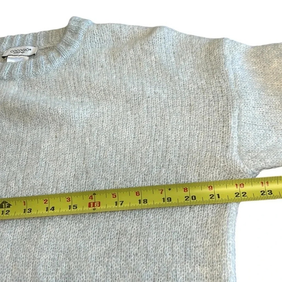 COCOGIO sweater,alpaca blend ,women L.made in Italy Super soft,light blue,EC - Picture 5 of 10